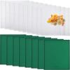 Thenshop 8 Pcs Silicone Dehydrator Sheets Trays with Edge and 10 Pcs Mesh Dehydrator Mats Non Stick Reusable Fruit Leather Trays Accessories for Liquid Making Food Fruit Meat Egg Vegetables(Green) view 1