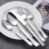56 Piece Bordered Silverware Set for 14 Durable 18/10 Stainless Steel Flatware Sets Eating Home Kitchen Wedding Halloween Set for Cutlery Delicate Knifes Forks Spoons Tableware Utensil Set view 3