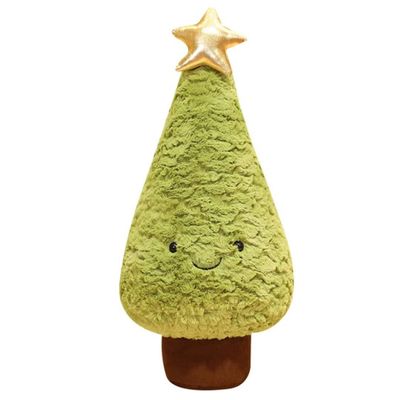 Eoieov Plush Christmas Throw Pillows for Chair Couch,Christmas Stuffed Pillows,Plant Shaped Decorative Pillow for Living Room,Reading Noock Decoration,Chirstmas Decoration,Small,11.4"