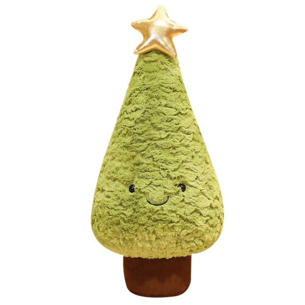Eoieov Plush Christmas Throw Pillows for Chair Couch,Christmas Stuffed Pillows,Plant Shaped Decorative Pillow for Living Room,Reading Noock Decoration,Chirstmas Decoration,Small,11.4"