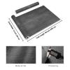 CRE8TIVE Dark Grey Wood Contact Paper 12"x80" Self Adhesive Faux Wood Wallpaper Peel and Stick Countertops Waterproof Thick Rustic Wood Grain Vinyl Wrap for Kitchen Bedroom Cabinets Table Shelves view 2