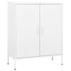 vidaXL Storage Cabinet White 31.5"x13.8"x40" Steel view 1