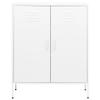 vidaXL Storage Cabinet White 31.5"x13.8"x40" Steel view 3