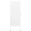 vidaXL Storage Cabinet White 31.5"x13.8"x40" Steel view 4