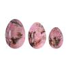 MYMEO Natural Rhodonite Yoni Egg Drilled Jade Ball Set Natural Stone Jade Egg Massager,Undrilled Eggs view 1