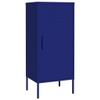 vidaXL Storage Cabinet Navy Blue 16.7"x13.8"x40" Steel view 1