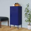 vidaXL Storage Cabinet Navy Blue 16.7"x13.8"x40" Steel view 2