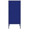 vidaXL Storage Cabinet Navy Blue 16.7"x13.8"x40" Steel view 4