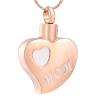 BIAIHQIE Cremation Jewelry for Ashes for Human Memorial Gifts for Loss Love Mom Keepsake Urns Pendant Necklace view 1