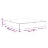 vidaXL Set of 4 - High Gloss Gray Floating Wall Shelves - Honeycomb MDF and Metal Frame - 9.1"x9.3"x1.5" view 3