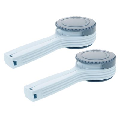 6 Pcs Snack Bag Sealing Clips with Plastic Pour Spouts, Reusable Food Storage Bag Clips for Kitchen Organization and Moisture Protection