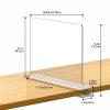 Aolloa 12 PCS Shelf Dividers for Closet Organization Acrylic Clear Closet Shelf Divider for Wooden Shelving Suitable for Wooden or Vertical Shelves Or Bedroom, Kitchen and Office view 2