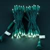 YULETIME 5MM LED Christmas Lights, 33 ft 100 Count 4" Spacing One-Piece High Waterproof Wide Angle UL Certified String Light (Cool White - Green Wire) view 2
