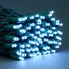 YULETIME 5MM LED Christmas Lights, 33 ft 100 Count 4" Spacing One-Piece High Waterproof Wide Angle UL Certified String Light (Cool White - Green Wire) view 4