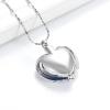 SHEIL Always in My Mind Angel Wing Hug Crystal Heart Shape Necklace Cremation Pendant Memorial Ash Holder Urn Funeral Keepsake Jewelry,3 view 2