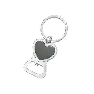 ARFUKA Bottle Opener Keychain for Men Women Heart Pendant Key Ring with Beer Opener Tool Bar Accessories Portable Metal Keychain for Camping, Parties