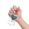 ARFUKA Bottle Opener Keychain for Men Women Heart Pendant Key Ring with Beer Opener Tool Bar Accessories Portable Metal Keychain for Camping, Parties view 4