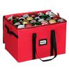 Christmas Ornament Storage Container,Box Stores Up to 96, Adjustable Dividers, Large Organizer Bin to Protect and Store Holiday Dcor view 1