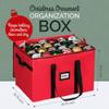 Christmas Ornament Storage Container,Box Stores Up to 96, Adjustable Dividers, Large Organizer Bin to Protect and Store Holiday Dcor view 4