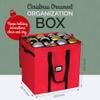 Christmas Extra Large Ornament Storage Container - Box Stores Up to 48  6 Ornaments  With 4 Individual Trays -Heavy Duty 600D Tear Resistant Material, Zippered, Adjustable Dividers. view 4