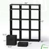 12 Cube Storage Organizer With Bins Included - Closet Storage With 12 Storage Bins - Easy To Assemble Storage Unit With Drawers - Closet Organization For Clothes, Bedroom, Nursery, & Toys (Black) view 3
