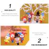 ibasenice 8pcs Clown Keychains Cute Cartoon Pendant for Bags Multi-functional Decorative Accessories for Boys and Girls and Adults for view 3