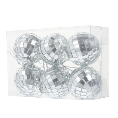 ABOOFAN 6pcs Reflective Disco Chic Mirror for Stage Decoration Christmas Tree Ornaments Themed Events