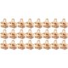 24pcs Fruit Ornaments for DIY Organization Snack Woven Storage Picnic Center Farmhouse Mini Hanging Handles Multi-Function Display Dollhouse Empty Landscape Miniature view 1