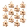 24pcs Fruit Ornaments for DIY Organization Snack Woven Storage Picnic Center Farmhouse Mini Hanging Handles Multi-Function Display Dollhouse Empty Landscape Miniature view 2
