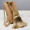 1PC Polyester Tassel Tiebacks Curtain Holder Handmade Tassel for Decoration Rope Curtain Hanging Balls for Livingroom Accessori,Gold,2pcs view 1