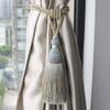 1PC Polyester Tassel Tiebacks Curtain Holder Handmade Tassel for Decoration Rope Curtain Hanging Balls for Livingroom Accessori,Gold,2pcs view 4