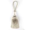 1Pc Tassels Fringe Silk Tassel Trim Garment Decoration Hanging Rope Key Tassel for DIY Curtain Accessories,Silver,2pcs view 1