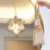 1Pc Tassels Fringe Silk Tassel Trim Garment Decoration Hanging Rope Key Tassel for DIY Curtain Accessories,Silver,2pcs view 3