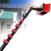 water fed pole kit window cleaning brush outdoor Window Cleaning Pole, Window Cleaning Brush, Cleaner Kit, Water/Hose Fed Pole, Cleaning Photovoltaic And Solar Panels Water Brush (Size : 18FT/5.4M) view 1