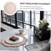 1pc Silicone Placemat Hot Pan Trivet Modern Kitchen Hot Pads Silicone Hot Pads Kids Placemats for Dining Table Placemat Dinner Plate Hot Pot Stand Child view 3