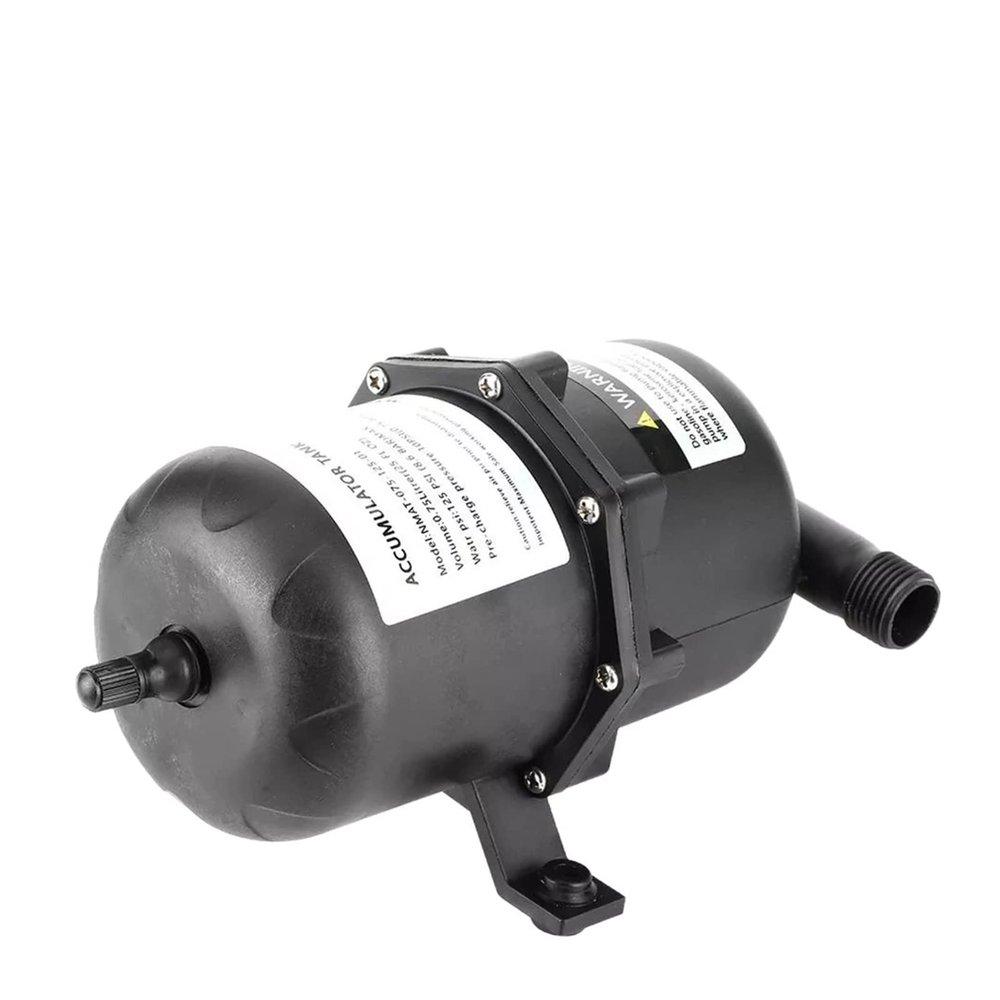 wrtgerht Mini Power Small Pump Boat Water Accumulator Tank Marine Accumulator Pressure Tank Water Pump Control 0.75L 125PSI Waterproof