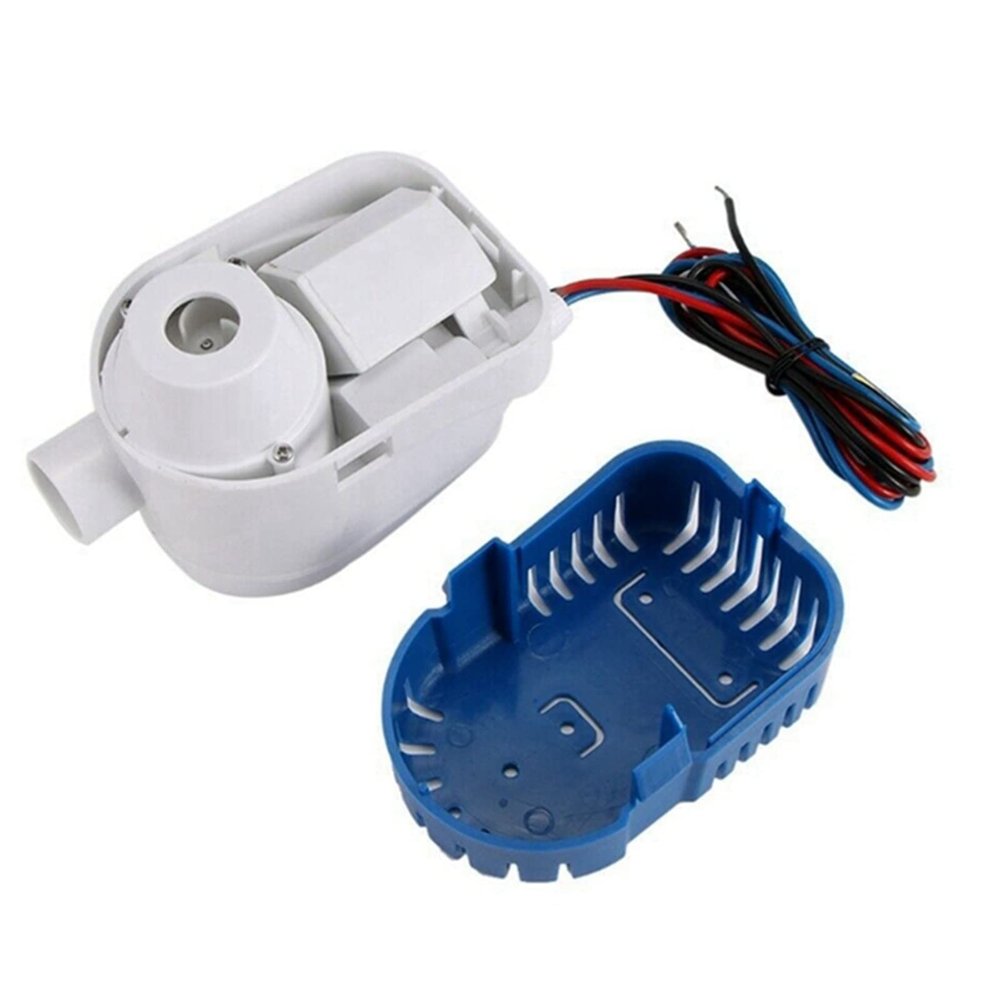 wrtgerht Mini Power Small Pump 3X Auto with Float Switch Outlet 12V Automatic Submersible Boat Bilge Water Pump