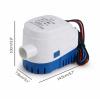 wrtgerht Mini Power Small Pump 3X Auto with Float Switch Outlet 12V Automatic Submersible Boat Bilge Water Pump view 3
