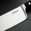 Boker Heritage 8 Inch Chef's Kitchen Knife, Forged Stainless Steel, Classic Design, Made In Germany (Black POM) view 2