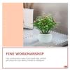 Yardwe 3pcs Faux Potted Bonsai Plants Artificial Decoration for Lifelike Simulation Plants for Table Shelf Easy Care and Cleaning Look view 4