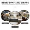 High Elasticity Bento Box Straps Food Container Fixing Bands for Lunch Boxes Portable Strap for Kids Meal Prep and Outdoor Use 5.90X0.98In view 3