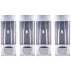 Homoyoyo 4 pcs Soap and Shower Dispenser Push Button Wall Mount Shower Pump for Soap Gel Shampoo Conditioner Dispenser Kitchen Home Hotel Chamber Bathroom view 1