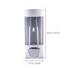 Homoyoyo 4 pcs Soap and Shower Dispenser Push Button Wall Mount Shower Pump for Soap Gel Shampoo Conditioner Dispenser Kitchen Home Hotel Chamber Bathroom view 2