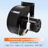 Criditpid Convection Blower Replacement for Vogelzang VG5790, VG5770 Pellet Stove, Room Air Convection Blower for Whitfield Advantage, Profile, Napoleon NPS40, NPS45 Pellet Stove. view 3