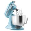5 QT Stainless Steel Bowl,Compatible with Kitchenaid Artisan&Classic Series Silver,Polished view 3
