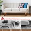 KOIKEY Furniture Raisers Bed Risers - 2 Inch Wooden Circle Heavy Duty Furniture Height Extenders Lifts for Sofa Couch Desk Chair Table Base Raising Space, Convenient Store and Cleaning, Pack of 4 view 3