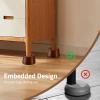 KOIKEY Furniture Raisers Bed Risers - 2 Inch Wooden Circle Heavy Duty Furniture Height Extenders Lifts for Sofa Couch Desk Chair Table Base Raising Space, Convenient Store and Cleaning, Pack of 4 view 4