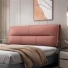 Headboard Pillow Day Bed Back Large Bolster Reading Back Rest Bunk Bed Backrest Wedge Lumbar Support Cushion with Headboard Removable Cover Full Size,C,No headboard Twin 39.3" view 1