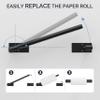 WZKALY Paper Towel Holder Under Cabinet, Self Adhesive or Wall Mounted SUS304 Stainless Steel Paper Towel Holder for Kitchen, Bathroom, Farmhouse, Barbecue and Laundry (Matte Black) view 3