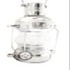 Nickel Brass Designer Table & Hanging Lantern Glass Oil Lamp Home Decoration 14 Inches Best for Gift Item view 3